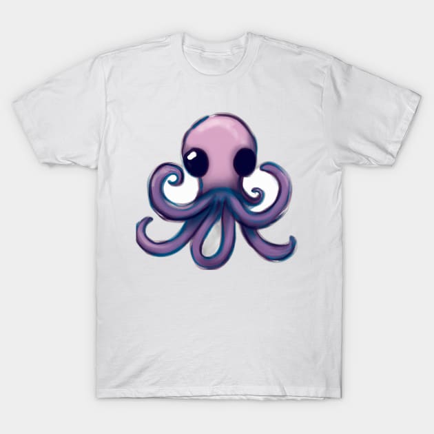 Cute Octopus Drawing T-Shirt by Play Zoo